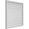 Ekena Millwork Vertical Surface Mount PVC Gable Vent: Functional, w/ 2"W x 1-1/2"P Brickmould Frame, 40"W x 40"H GVPVE40X4002SF - alternate 5